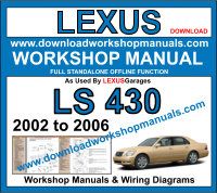 Lexus LS 430 workshop repair manual download
